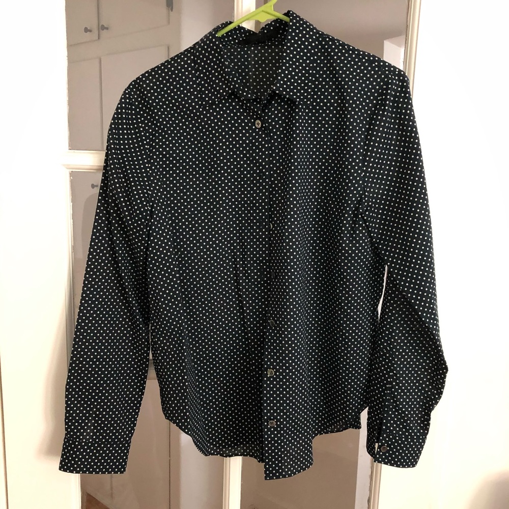 Polka Dot Button Down